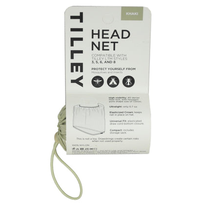 Tilley Endurables | Mosquito Head Net | 601854 | lead | KHAKI