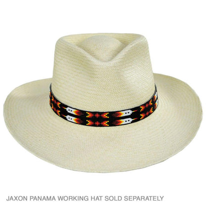 Feather + Fire Beaded Hat Band