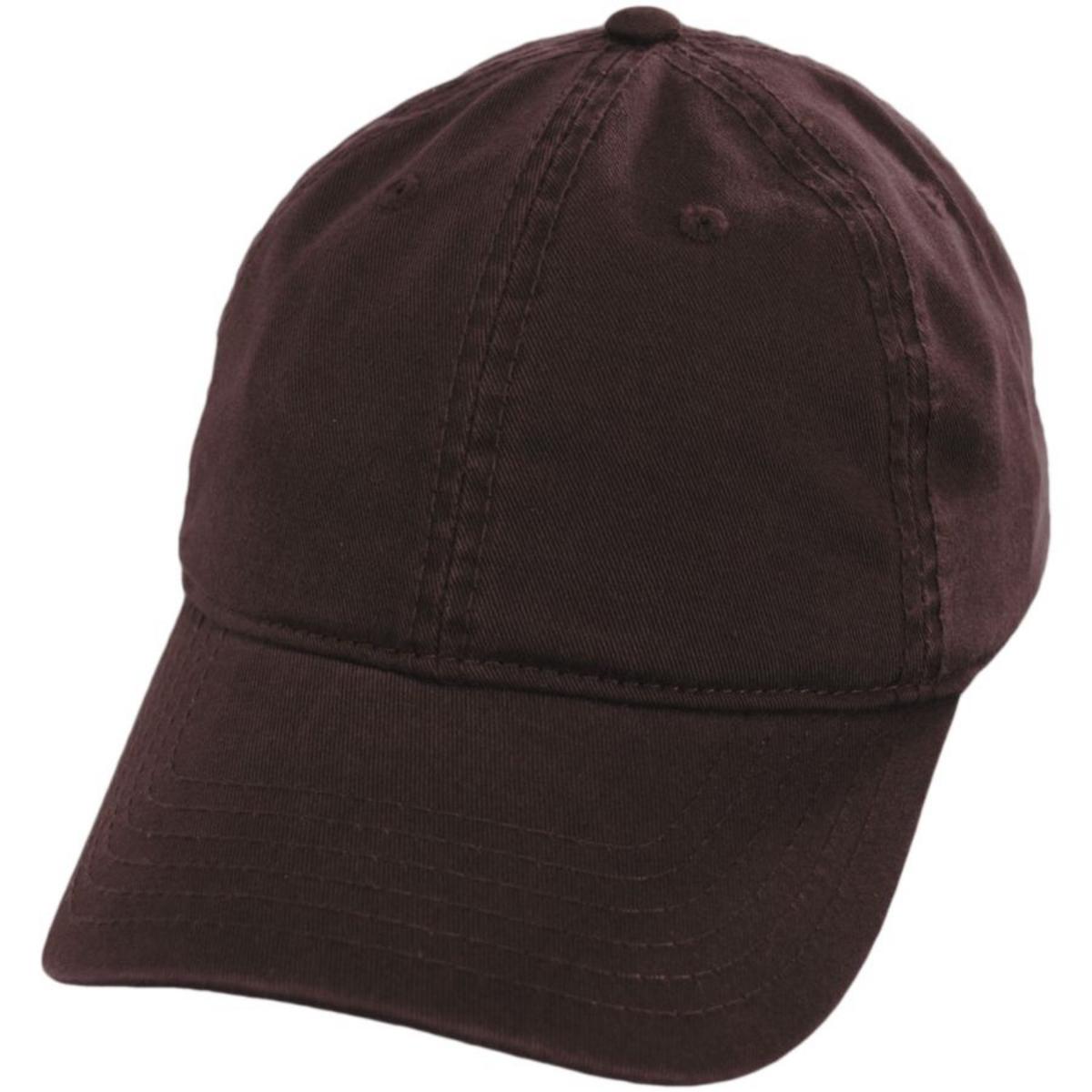 Otto | LoPro Washed Cotton Twill Strapback Baseball Cap Dad Hat | 201407 | lead | DARK BROWN