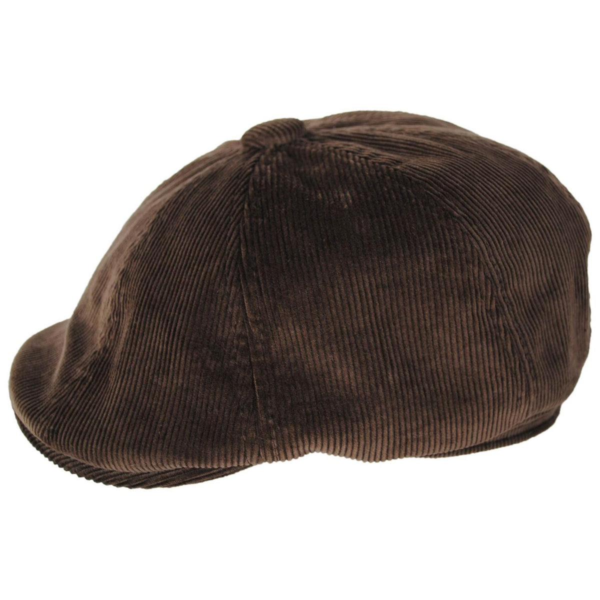 Kangol | Hawker Corduroy Newsboy Cap | 160950 | profile | BROWN