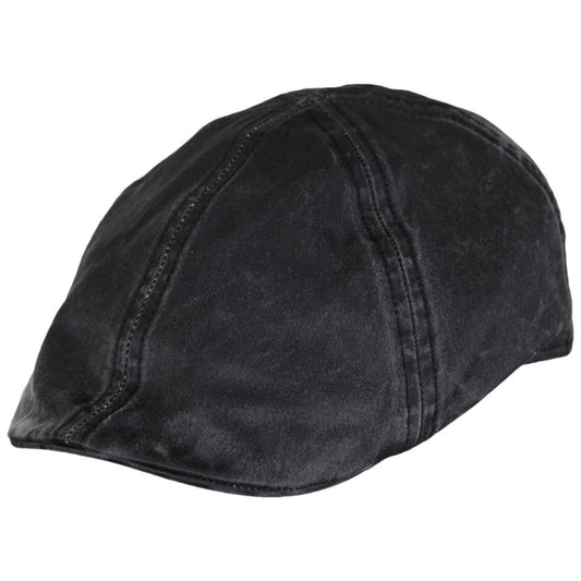 Dorfman Pacific | Grommet Weathered Cotton Duckbill Ivy Cap | 160179 | lead | BLACK