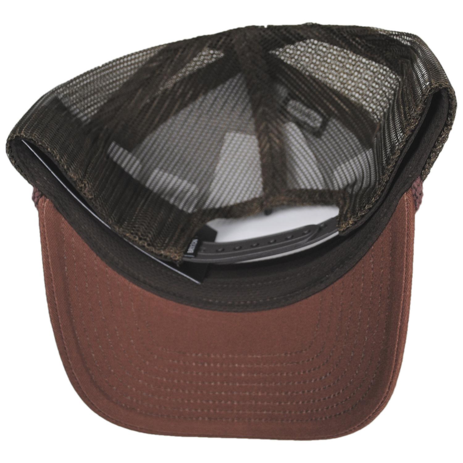 BRIXTON HATS | Beekman NetPlus Mesh Trucker Snapback Baseball Cap | 201899 | under | BROWN/BROWN
