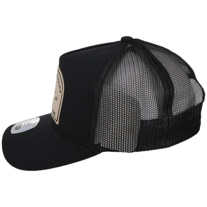 BRIXTON HATS | Danforth MP Trucker Snapback Baseball Cap | 201878 | profile | BLACK/BLACK