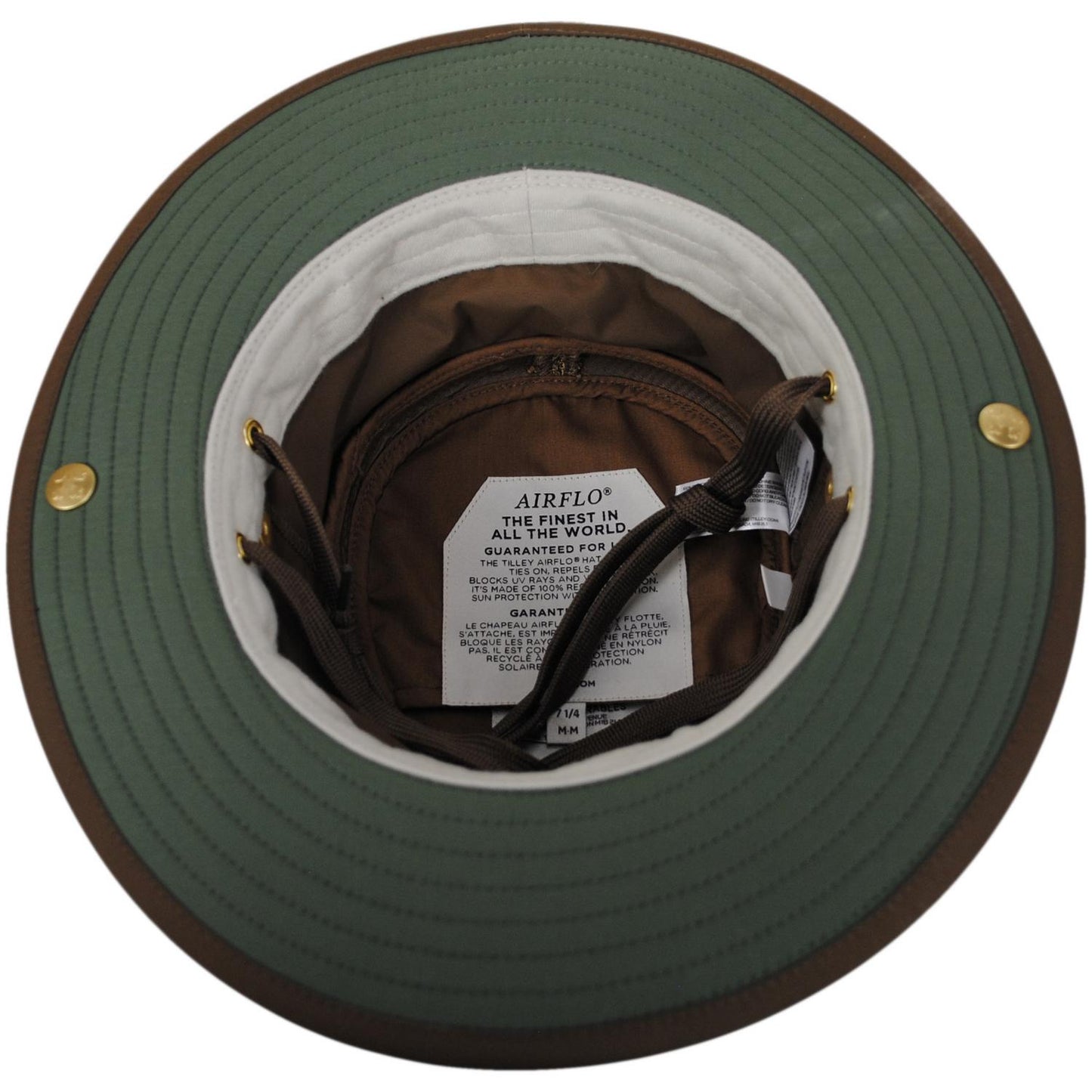 Tilley Endurables | LTM3 Airflo Snap-Up Hat - Peat/Thyme Green | 400853 | under | PEAT/THYME GREEN