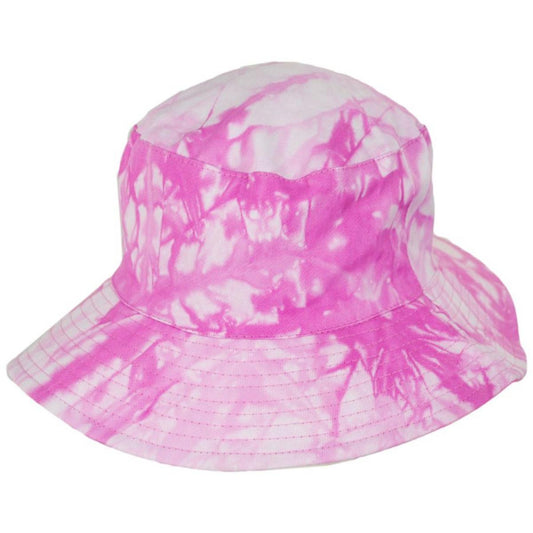 Karen Keith | Tie Dye Cotton Reversible Bucket Hat | 401403 | lead | FUCHSIA