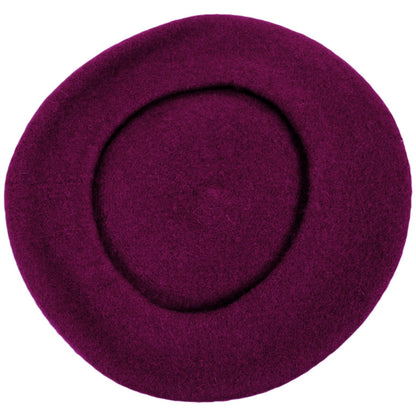 Village Hat Shop | Wool Fashion Beret | 152500 | under | RASPBERRY