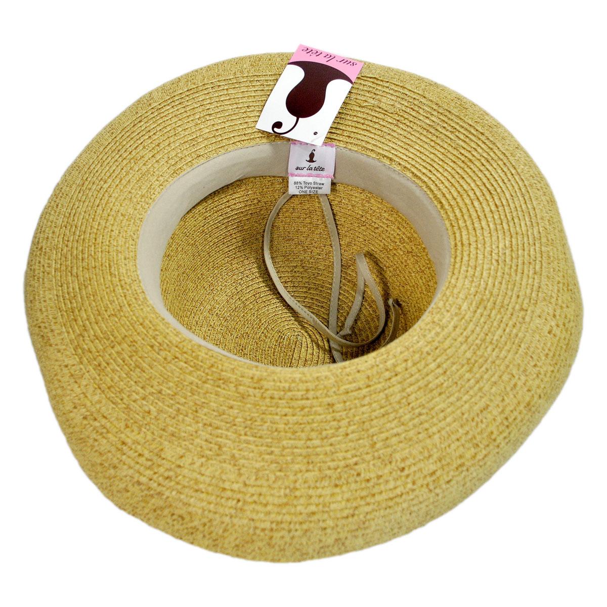 sur la tete | Traveler Toyo Straw Breton Sun Hat | 104200 | under | TOAST