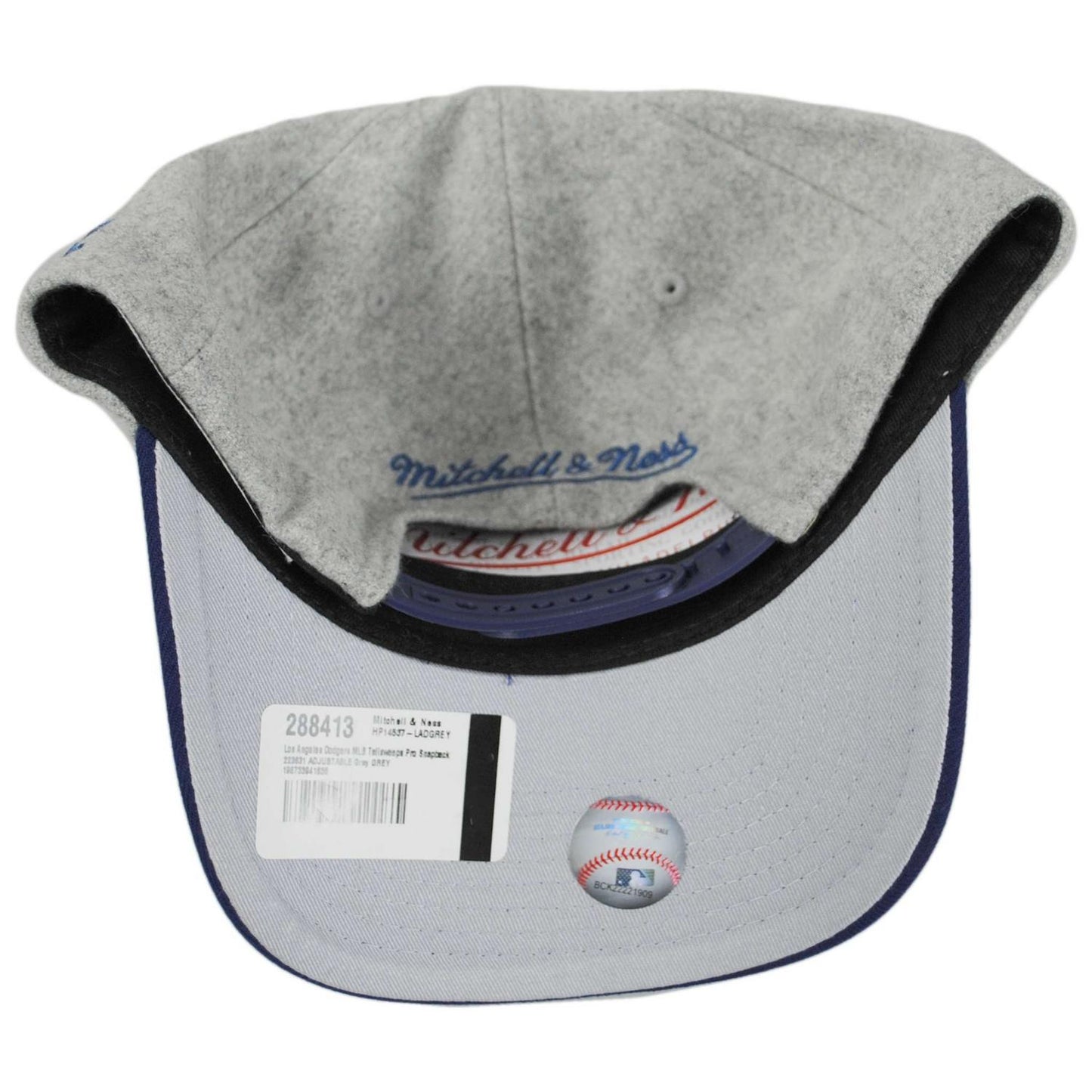 Mitchell & Ness | Los Angeles Dodgers MLB Tailsweeps Pro Snapback Baseball Cap | 223631 | under | GREY
