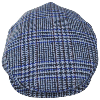 BRIXTON HATS | Hooligan Glen Plaid Ivy Cap | 161565 | front | CELADON GREEN/ROYAL PLAID