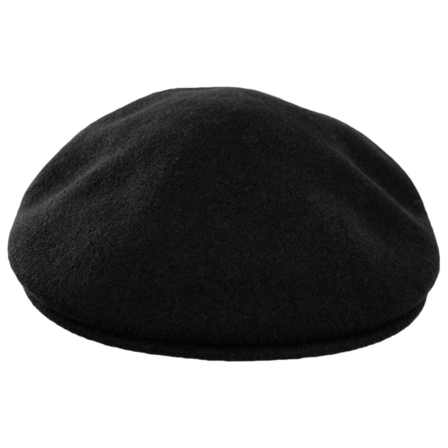 Kangol | Wool 504 Earflap Ivy Cap | 160816 | front | BLACK