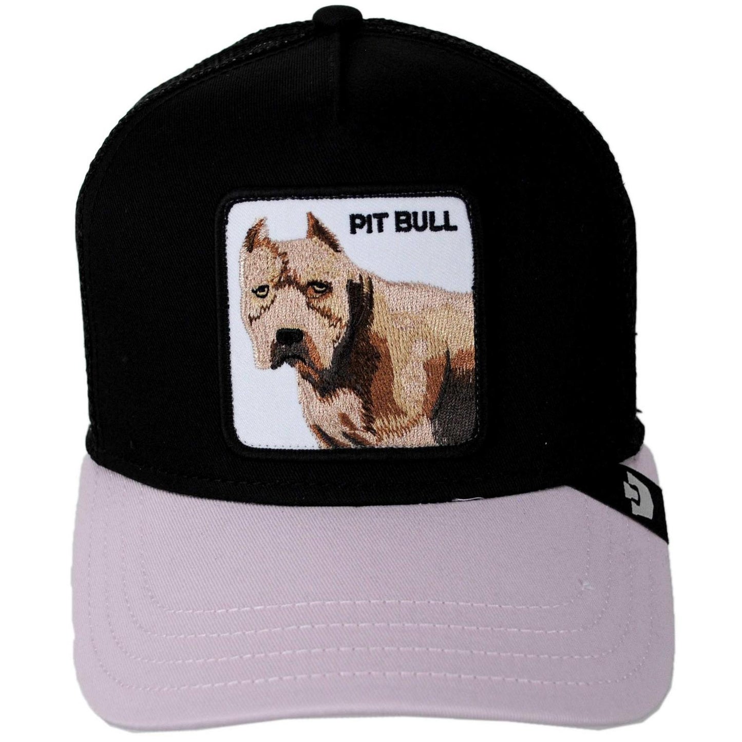 Goorin Bros | Pitbull Mesh Trucker Snapback Baseball Cap | 200405 | front | VOID/WHISPER