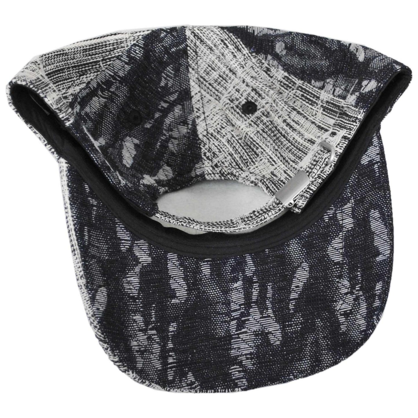 Kangol | Denim Mashup Strapback Baseball Cap Dad Hat | 201132 | under | BLACK TOPSTITCH