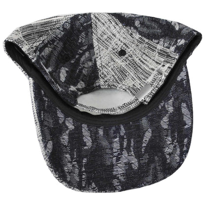 Kangol | Denim Mashup Strapback Baseball Cap Dad Hat | 201132 | under | BLACK TOPSTITCH