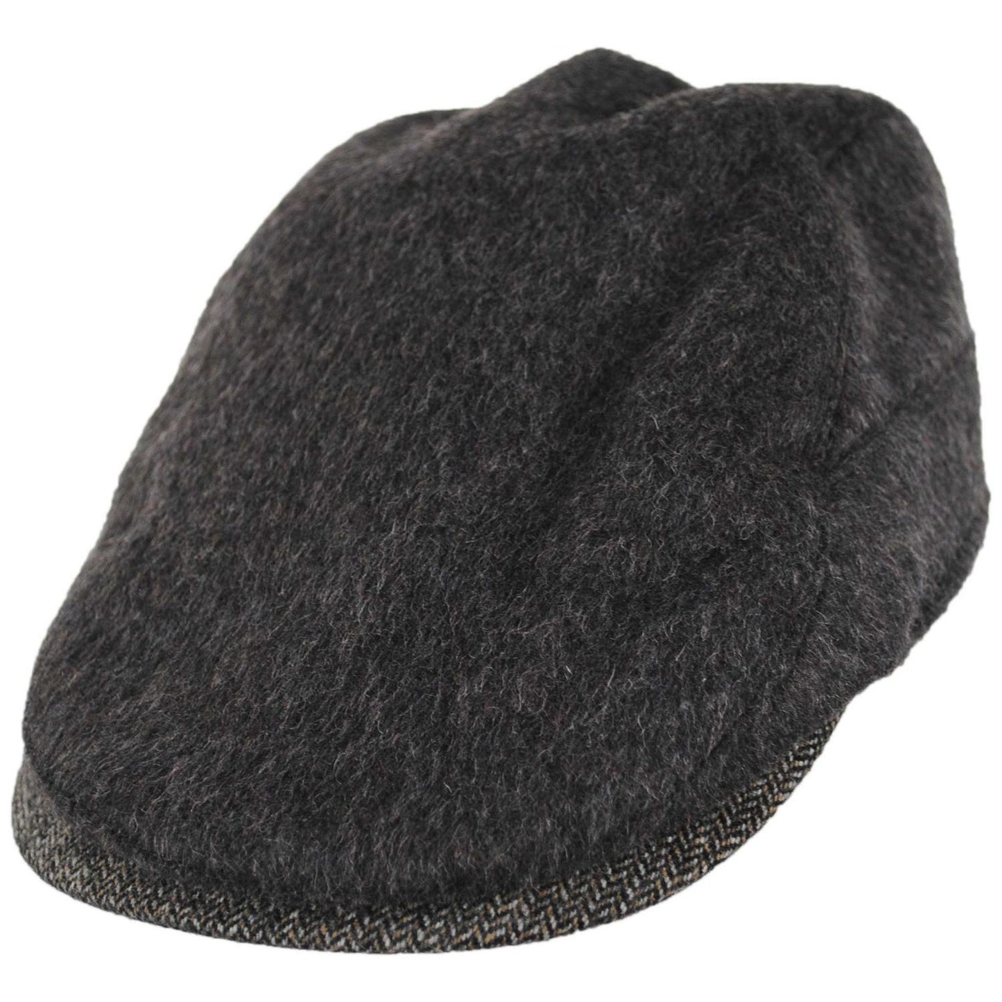 Dorfman Pacific | Arthur Wool Blend Ivy Cap | 160161 | lead | GREY