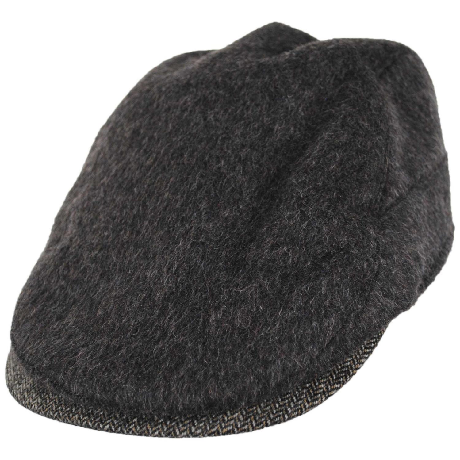 Dorfman Pacific | Arthur Wool Blend Ivy Cap | 160161 | lead | GREY
