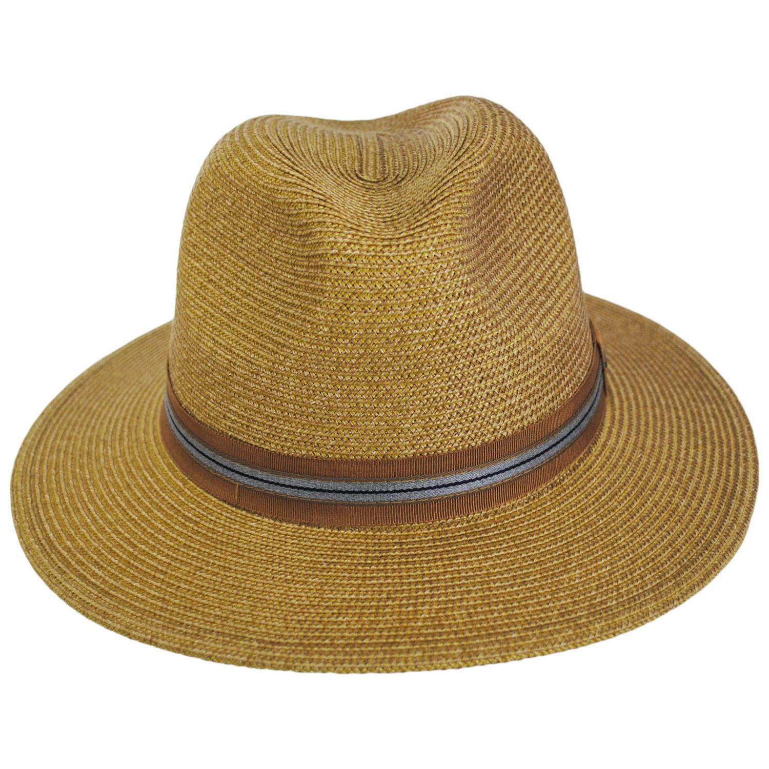 Bailey 1922 | Hester Toyo Straw Blend Fedora Hat - Spring | 127849S | front | GOLDEN SPICE