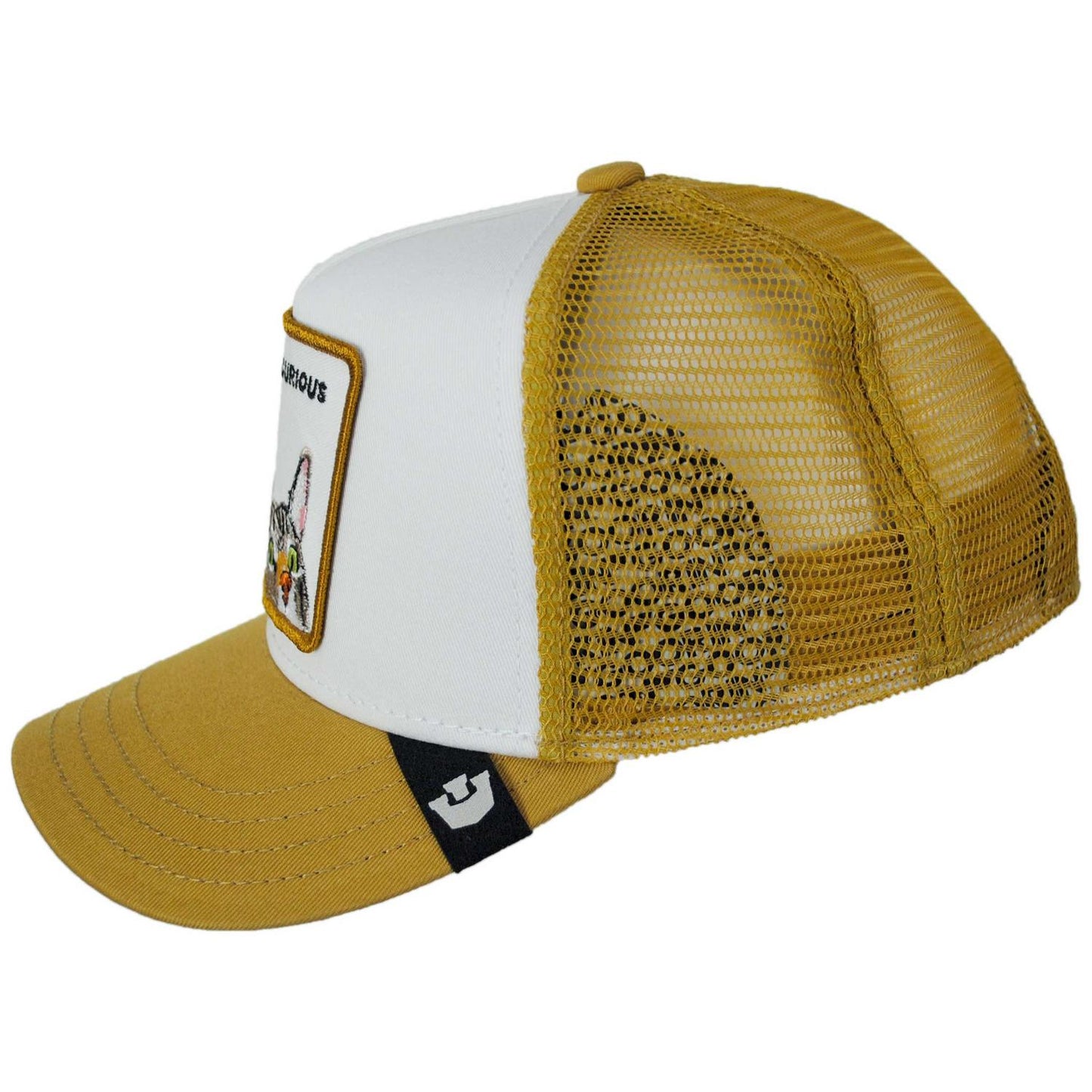 Goorin Bros | Kid's Curious Mesh Trucker Snapback Baseball Cap | 508925 | profile | AMBER
