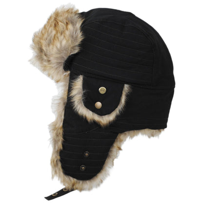 Dorfman Pacific | Alastair Tech Trooper Hat | 400610 | profile | BLACK