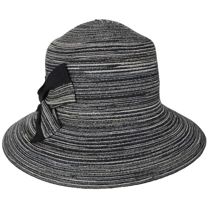 Physician Endorsed | Bella Toyo Straw Sun Hat | 102647 | front | BLACK
