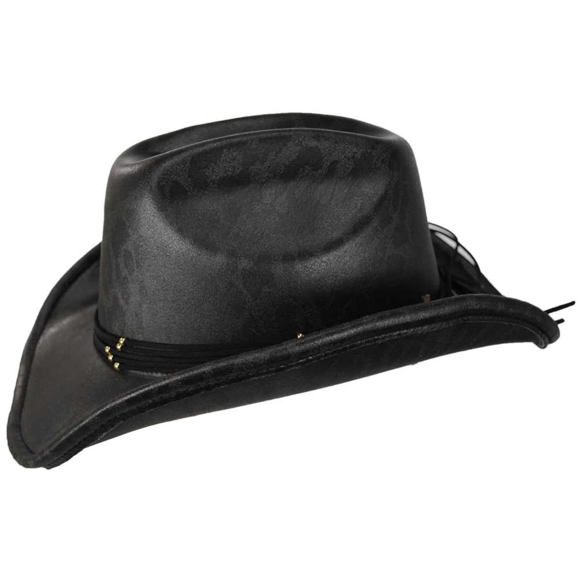 San Diego Hat Company | Meow Faux Leather Western Hat | 108657 | profile | LEOPARD