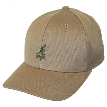Kangol | Logo Wool FlexFit Fitted Baseball Cap | 201104 | lead | BEIGE