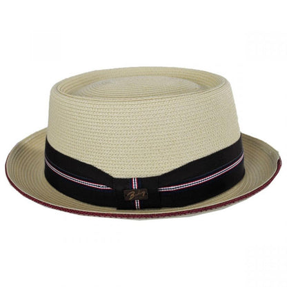 Bailey 1922 | Carver Toyo Straw Blend Pork Pie Hat | 127761 | profile | NATURAL