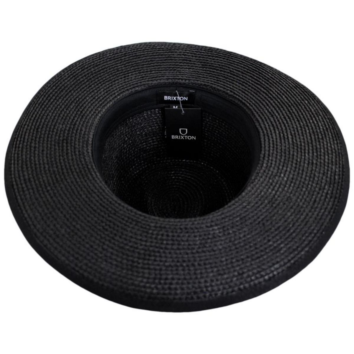 BRIXTON HATS | Reno Braided Toyo Straw Rancher Hat | 128343 | under | BLACK