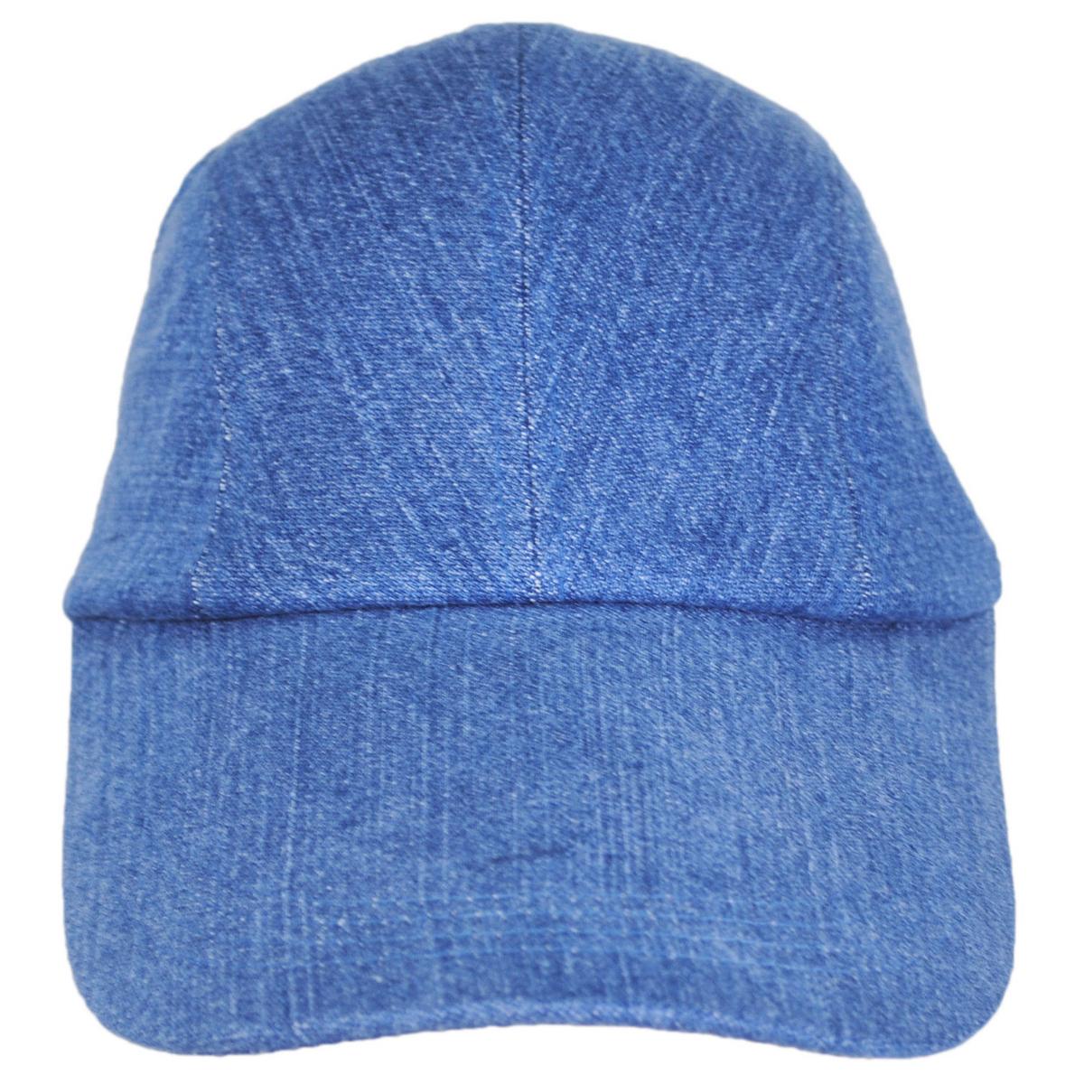 Village Hat Shop | Wholesale Long Bill Adjustable Baseball Cap B2B Pre-Pack | B2B222440 | front | DENIM