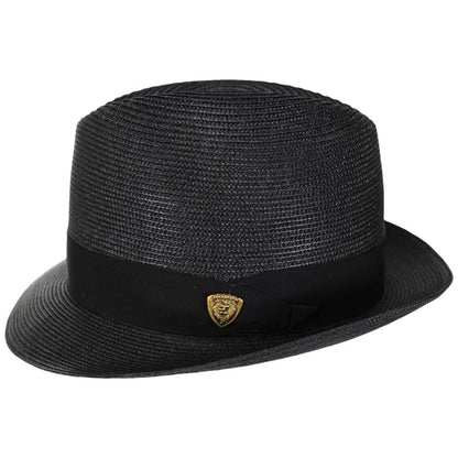 Dobbs | Parker Florentine Milan Fedora Hat | 127012 | profile | BLACK