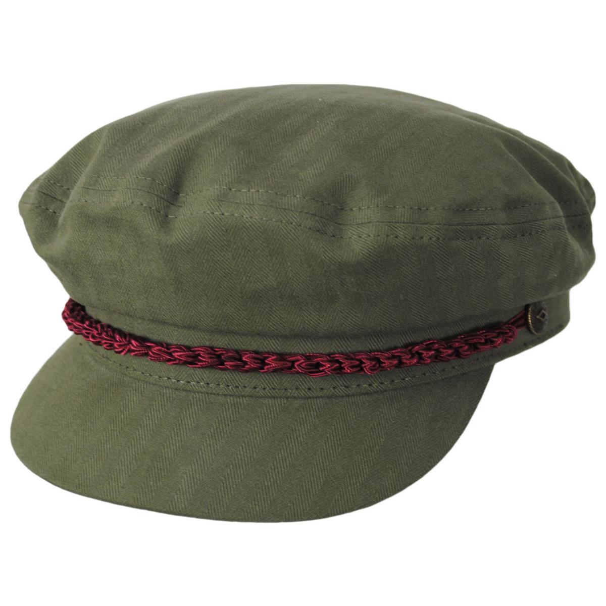 BRIXTON HATS | 20th Anniversary Fiddler Cap | 181307 | lead | OLIVE