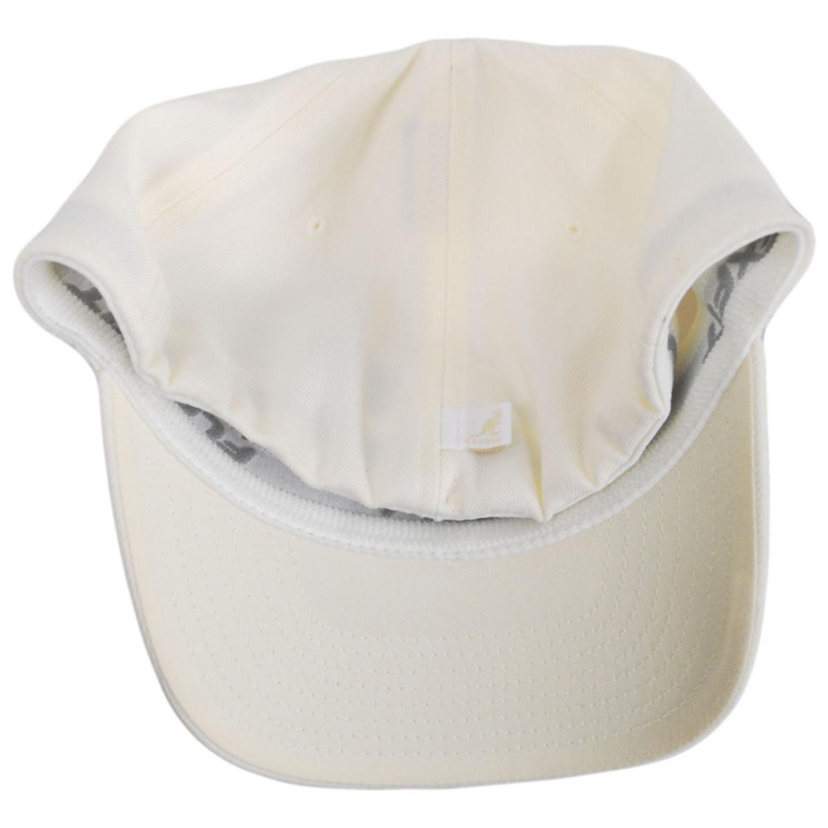 Kangol | Logo Wool FlexFit Fitted Baseball Cap | 201104 | under | WHITE