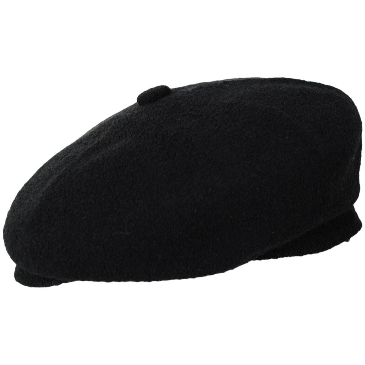 Kangol | Bermuda Hawker Newsboy Cap | 161027 | profile | BLACK