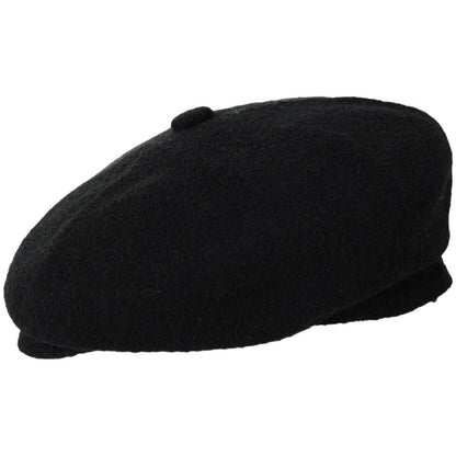 Kangol | Bermuda Hawker Newsboy Cap | 161027 | profile | BLACK