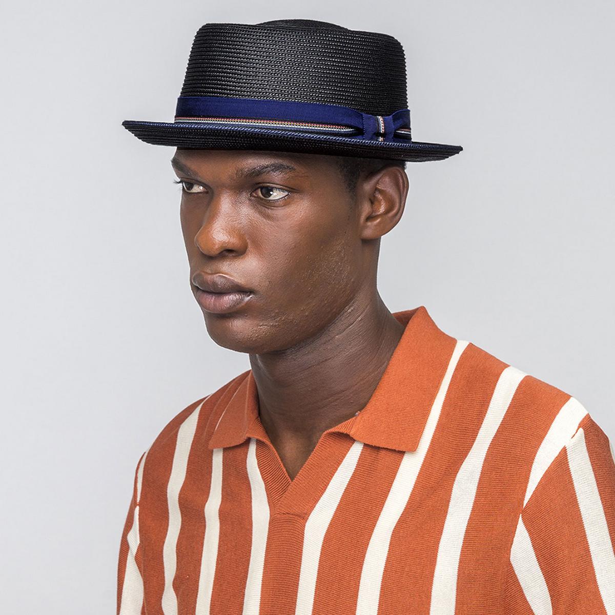 Bailey 1922 | Carver Toyo Straw Blend Pork Pie Hat | 127761 | lsmone | BLACK