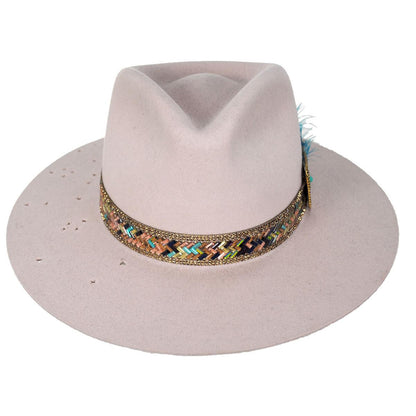 Lainey Wilson Hillbilly Hippie Wool Felt Rancher Fedora Hat