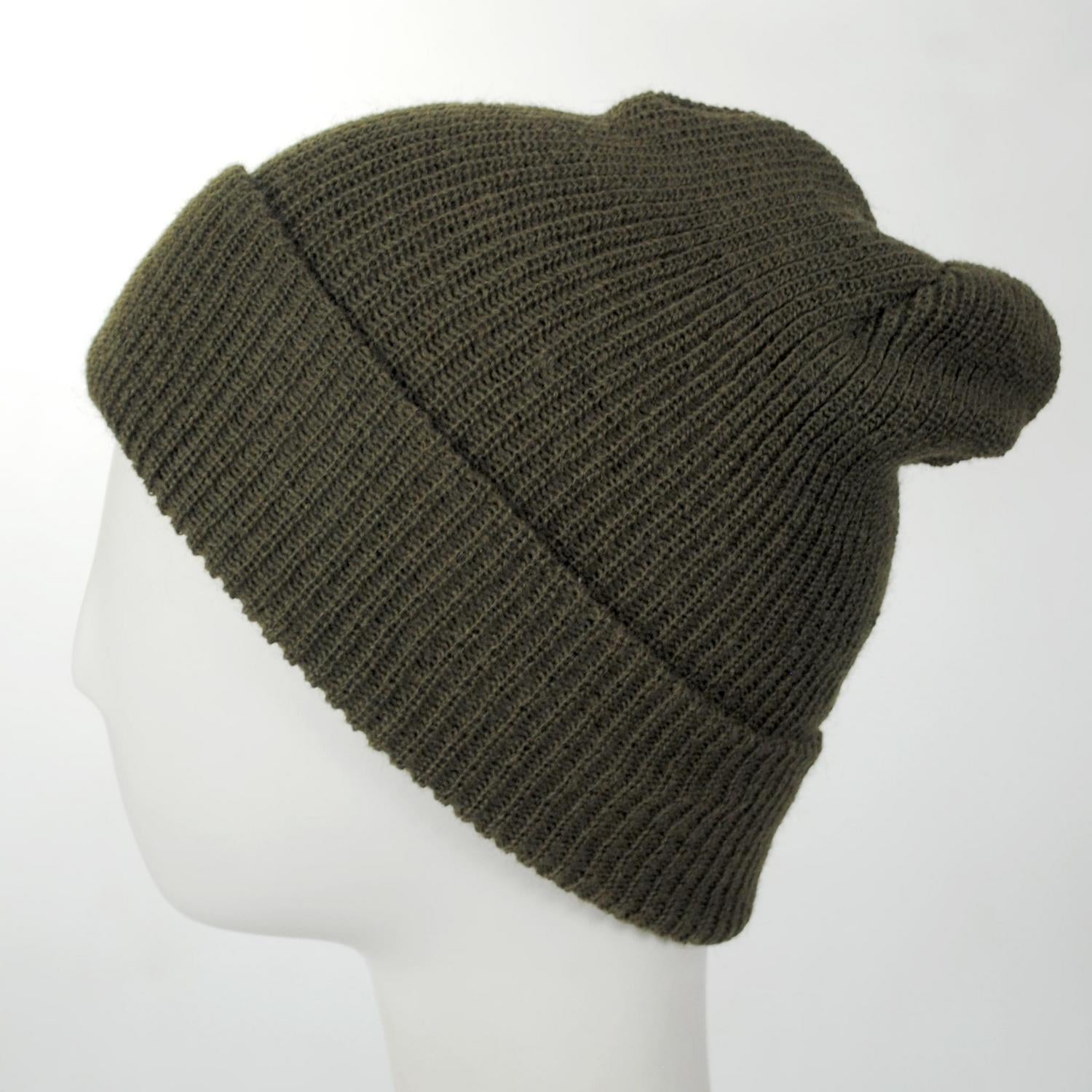 Village Hat Shop | Genuine Government Issue Wool Watch Cap | 503000 | profile | OLIVE DRAB