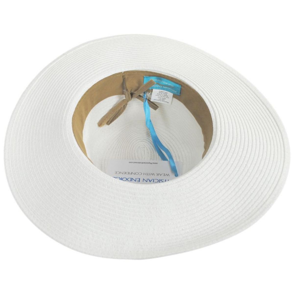 Physician Endorsed | Andi Toyo Braid Fedora Hat | 102677 | under | WHITE