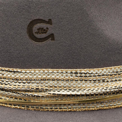 Charlie 1 Horse | Smoke Ain't Clear Wool Felt Western Hat | 124965 | detailtwo | GRANITE