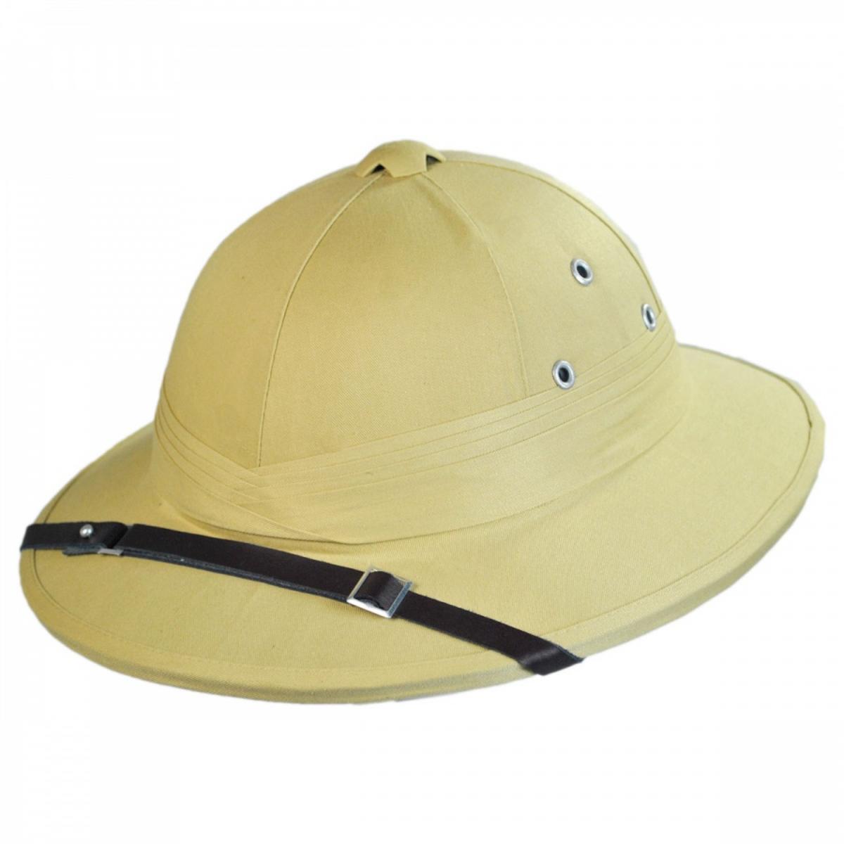 Village Hat Shop | French Pith Helmet | 155800 | lead | KHAKI
