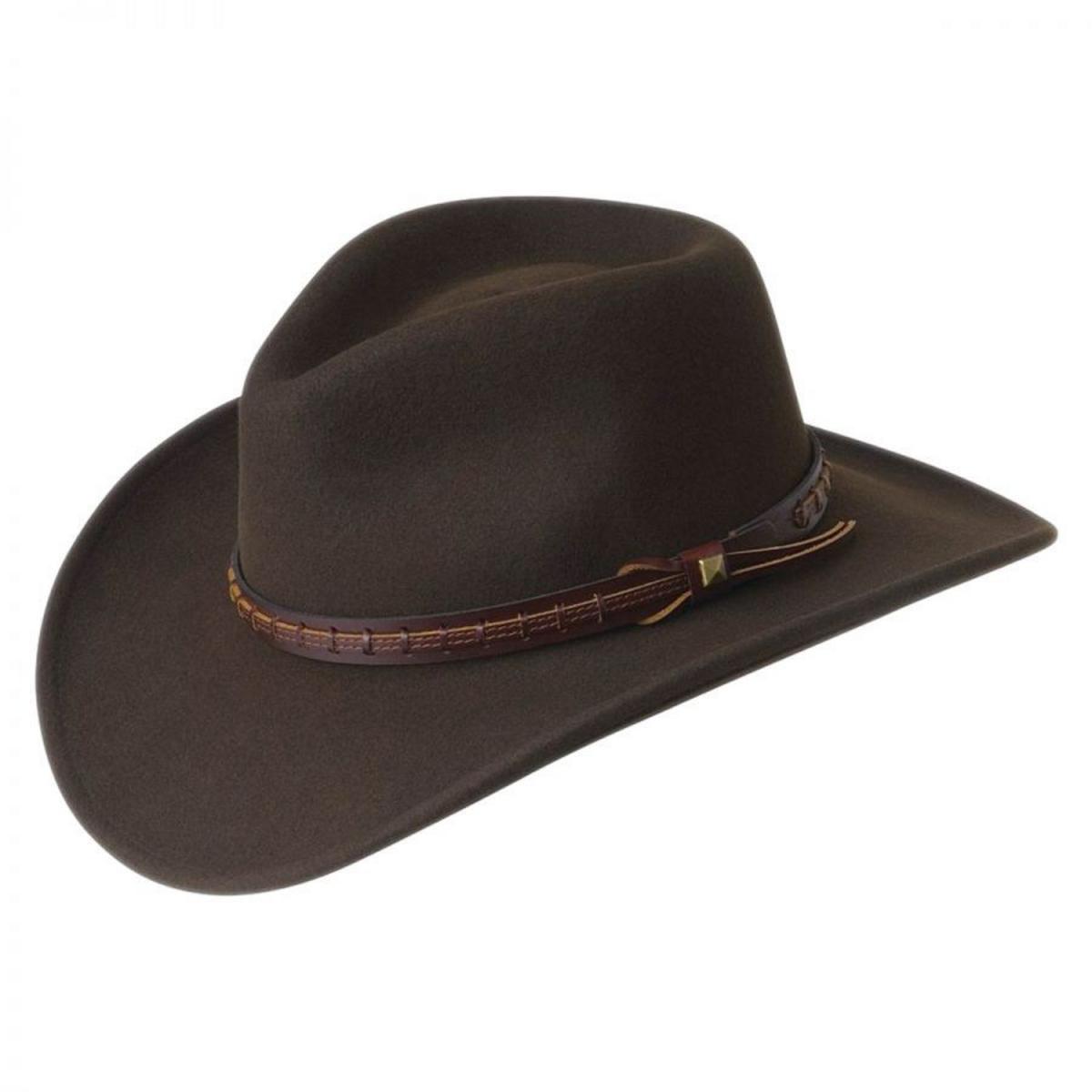 Bailey Western | Firehole Crushable Wool LiteFelt Western Hat | 130141 | lead | BEAVER
