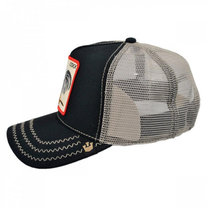 Goorin Bros | Cock Mesh Trucker Snapback Baseball Cap | 200441 | profile | BLACK