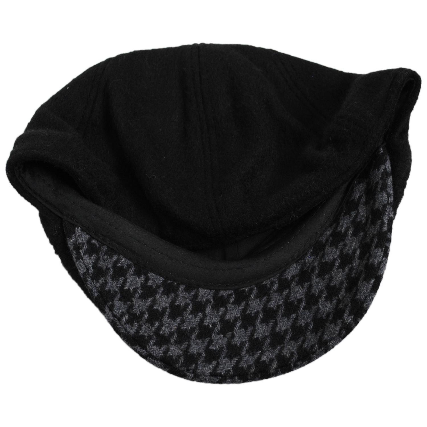 Stacy Adams | Sorvino Wool Blend Pub Ivy Cap | 160159 | under | BLACK