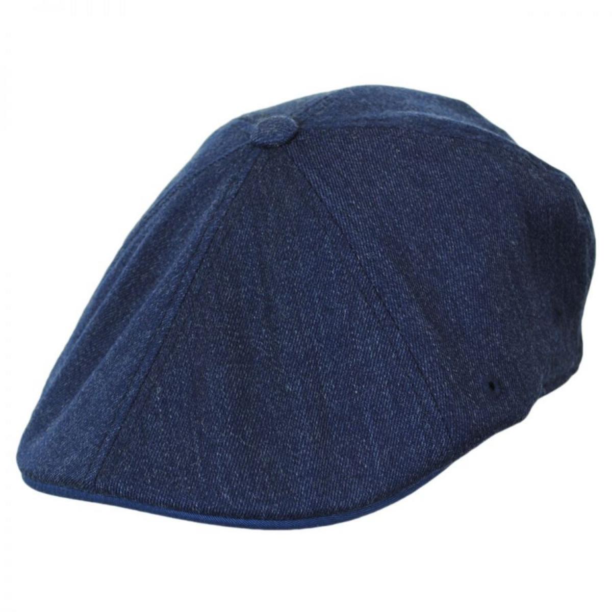 Kangol | Wool Blend Flexfit 504 Ivy Cap | 160833 | lead | DENIM