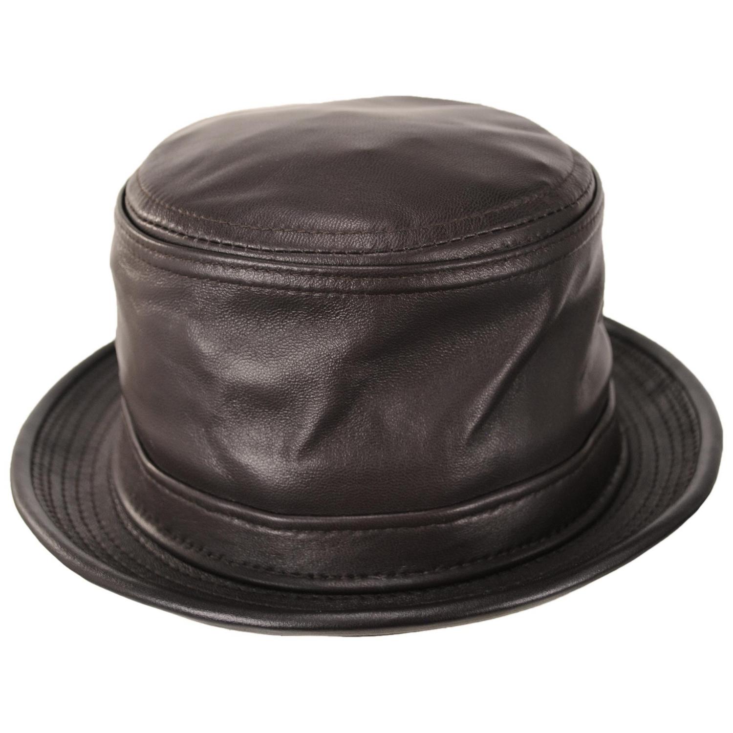 Lambskin Leather Bucket Hat – Village Hat Shop
