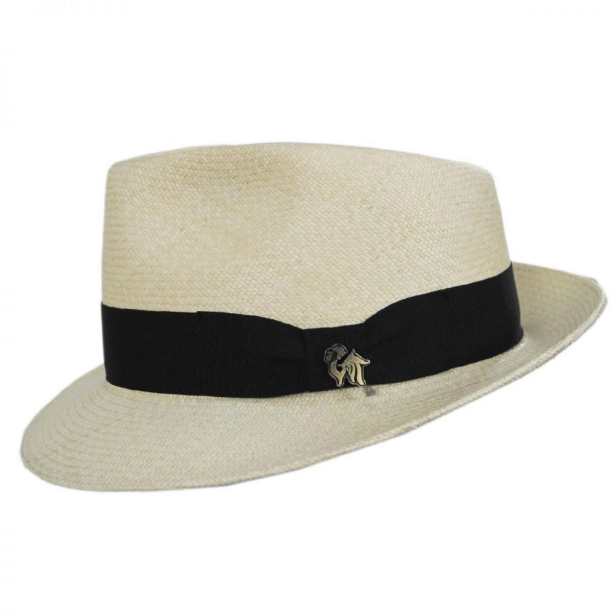 Bigalli | Quickstep Grade 8 Panama Straw Fedora Hat | 129201 | profile | NATURAL