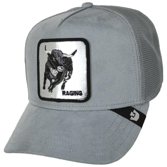 Goorin Bros | Silver Bull Mesh Trucker Snapback Baseball Cap | 200786 | lead | GLOSS