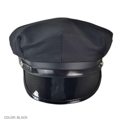 Jacobson | Chauffeur Cap | 191402 | front | BLACK