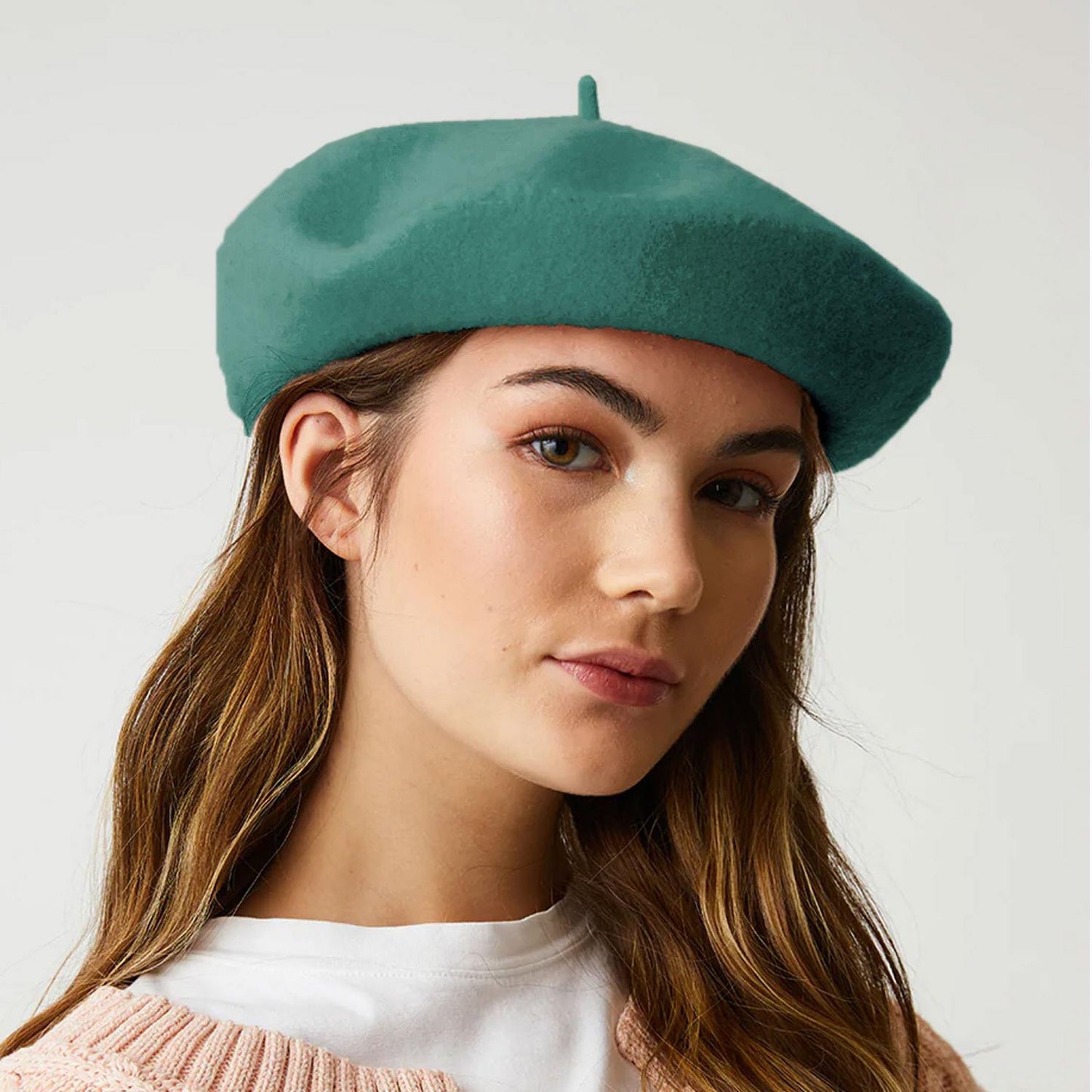 Parkhurst | Classic Wool Beret | 151124 | lsfone | JUNIPER