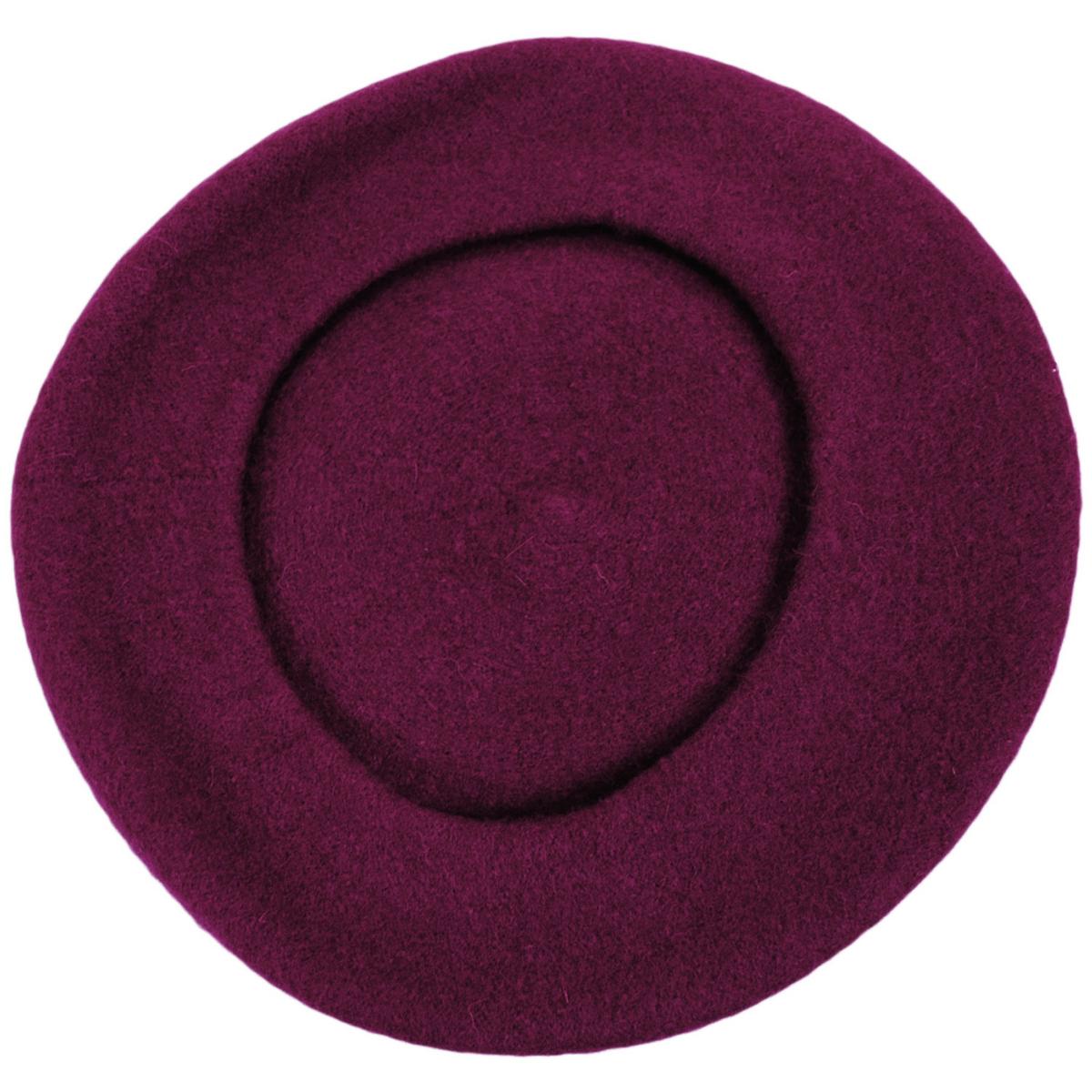 Village Hat Shop | Wholesale Wool Fashion Beret B2B Pre-Pack | B2B152500 | under | RASPBERRY