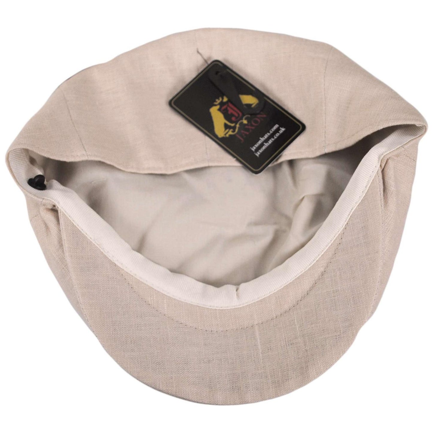 Jaxon Hats | Linen and Cotton Newsboy Cap | 167774 | under | NATURAL